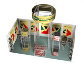 Выставочные стенды из конструктора Joker-Tritix-Uno «Дортехстрой», 5х3м