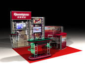 Выставочные стенды из конструктора Joker-Tritix-Uno «Краснодарские вина», 5х5м