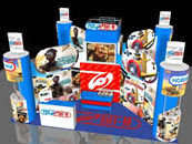 стенды из мобильного конструктора «РуссБит-М», 6х4м