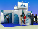 Выставочные стенды из конструктора Joker-Tritix-Uno «АмК», 6х4м