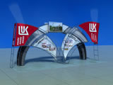 Выставочные стенды из конструктора Joker-Tritix-Uno «Лукойл», 6х3м