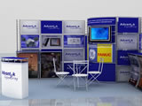 Выставочные стенды из конструктора Joker-Tritix-Uno «Advantek», 5х4