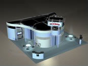 Выставочные стенды из конструктора Joker-Tritix-Uno «Incoma», 12х12м