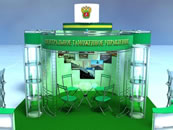 Выставочные стенды из конструктора Joker-Tritix-Uno «ЦТН», 4х3м