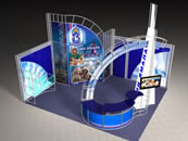 Выставочные стенды из конструктора Joker-Tritix-Uno «СМИ Ямала», 5х5м