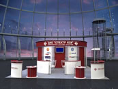 Выставочные стенды из конструктора Joker-Tritix-Uno «Спектор КСК», 6х4м