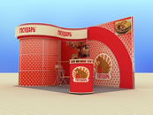 Выставочные стенды из конструктора Joker-Tritix-Uno «Государь», 6х3м